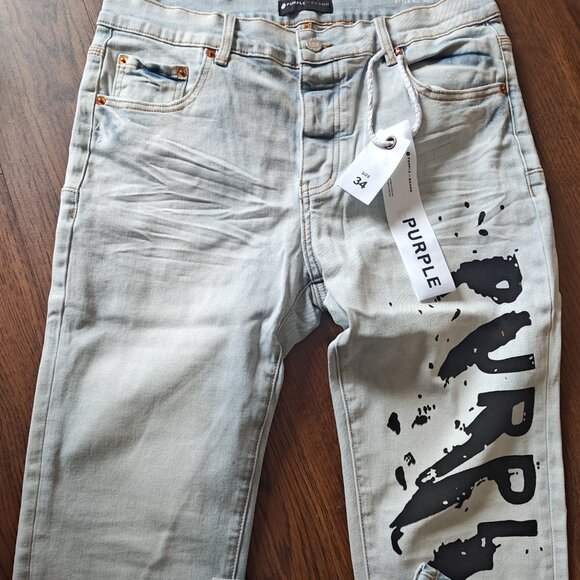 Purple Men Jeans - Picture 1 of 2